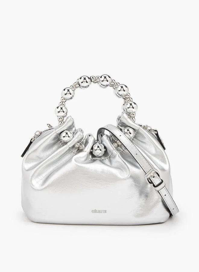 سيليست Ruched Crossbody Bag With Detachable Strap Ramadan Collections